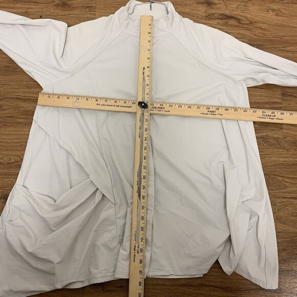 EDW Everyday Wear by Spirithouse Off White Tunic Jacket Button Size Large - Picture 5 of 5